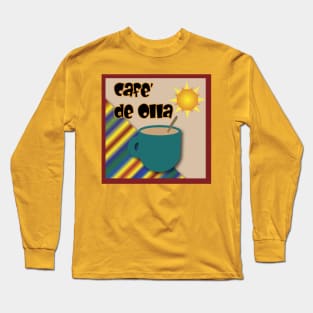 Lispe Coffee Collection Cafe de Olla Long Sleeve T-Shirt